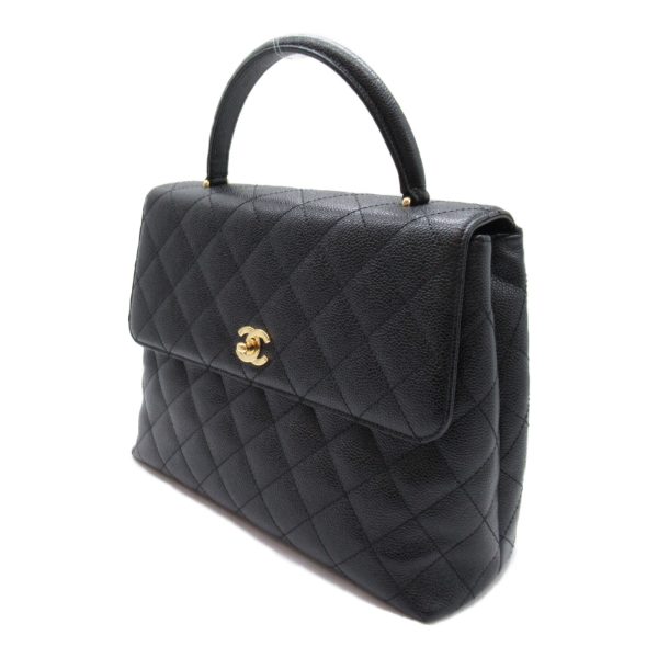 2101217819206 6 Chanel Matelasse Handbag Caviar Skin Black