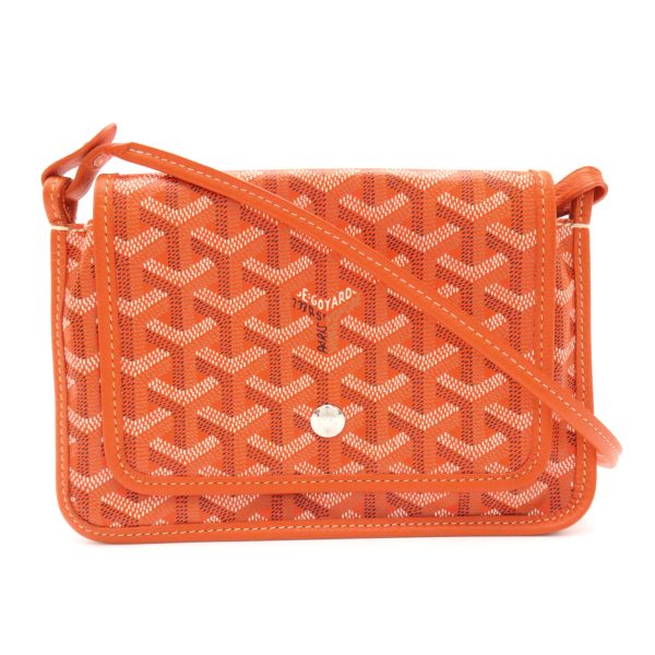 2101217819459 1 Goyard Plumé Shoulder Bag PVC Coated Canvas Orange