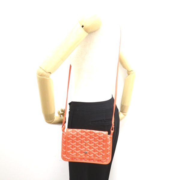 2101217819459 5 Goyard Plumé Shoulder Bag PVC Coated Canvas Orange