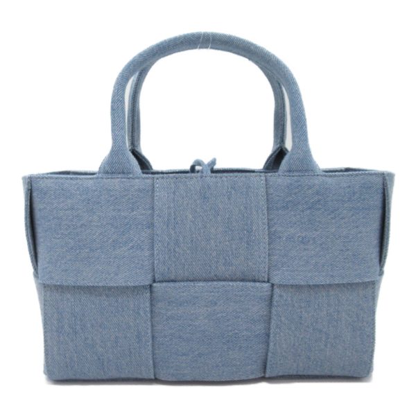 2101217822107 7 Bottega Veneta Arco 2Way Tote Bag Denim Blue Series