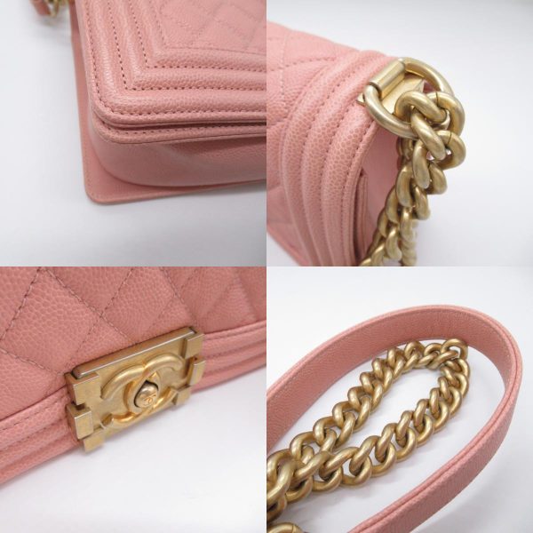 2101217822183 40c Chanel Boy Bag Pink