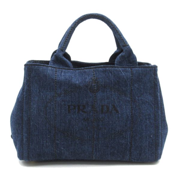 2101217826457 1 Prada Kanapa Tote Bag in Denim Navy