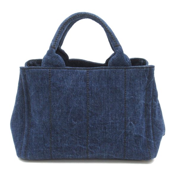 2101217826457 2 Prada Kanapa Tote Bag in Denim Navy