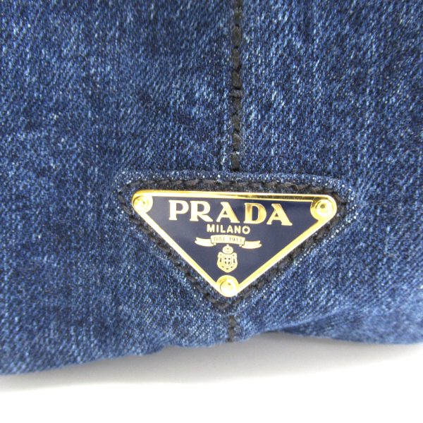 2101217826457 7 Prada Kanapa Tote Bag in Denim Navy