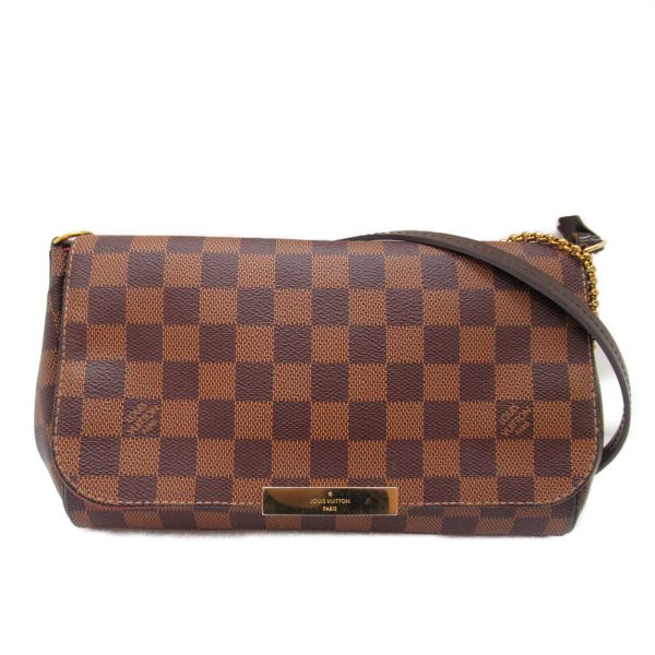 2101217827164 3 Louis Vuitton Favorite MM Shoulder Bag Brown