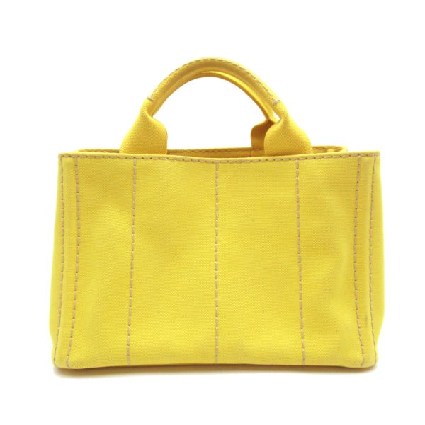 2101217834346 2 Prada 2Way Kanapa Tote Bag in Canvas Yellow