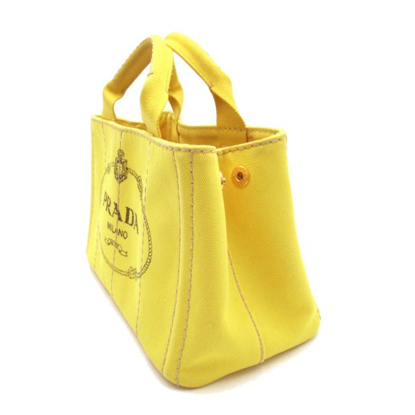 2101217834346 3 Prada 2Way Kanapa Tote Bag in Canvas Yellow