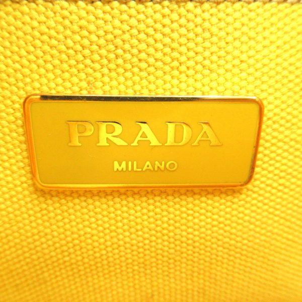 2101217834346 6 Prada 2Way Kanapa Tote Bag in Canvas Yellow