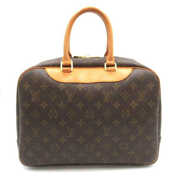 2101217834674 2 Louis Vuitton Deauville Handbag Brown