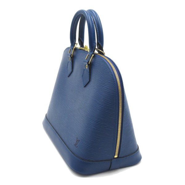 2101217835596 3 Louis Vuitton Alma Toledo Blue Handbag Blue