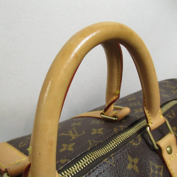 2101217842211 8 Louis Vuitton Keepall 55 Boston Bag Brown