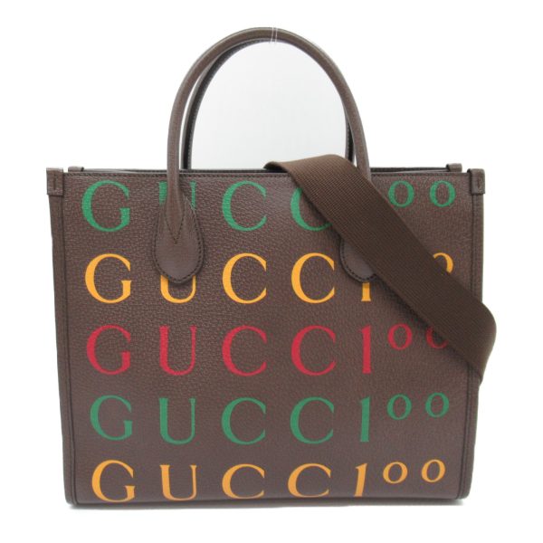 2101217845908 3 Gucci 100 2 Way Tote Bag GG Canvas Brown