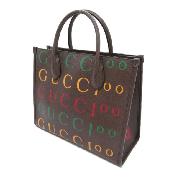 2101217845908 4 Gucci 100 2 Way Tote Bag GG Canvas Brown