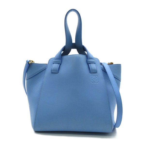 2101217847841 1 Loewe Hammock Nugget Shoulder Bag Leather Series Blue