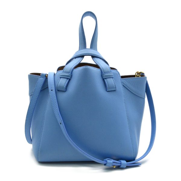 2101217847841 3 Loewe Hammock Nugget Shoulder Bag Leather Series Blue