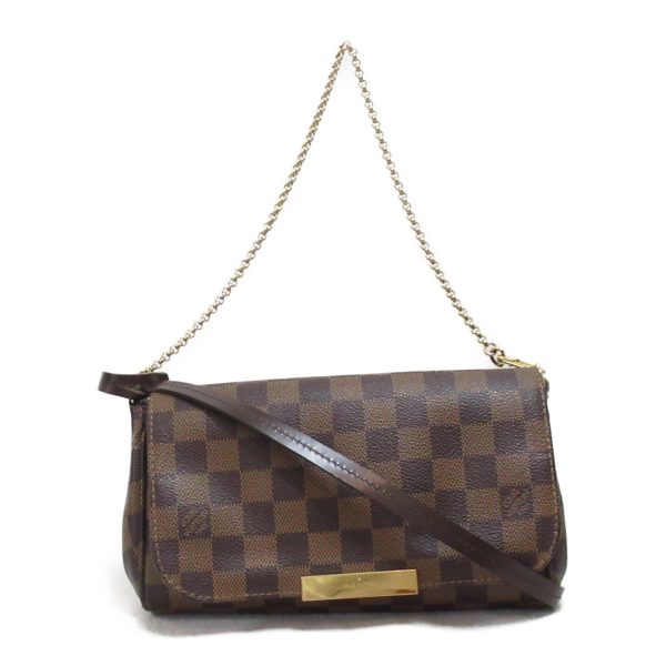 2101217849128 2 Louis Vuitton Favorite PM Shoulder Bag Brown