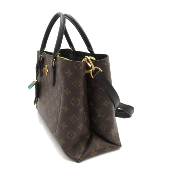 2101217849357 3 Louis Vuitton Flower Tote Shoulder Bag Brown