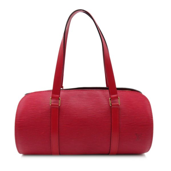 2101217850230 1 Louis Vuitton Soufflo Handbag Leather Red