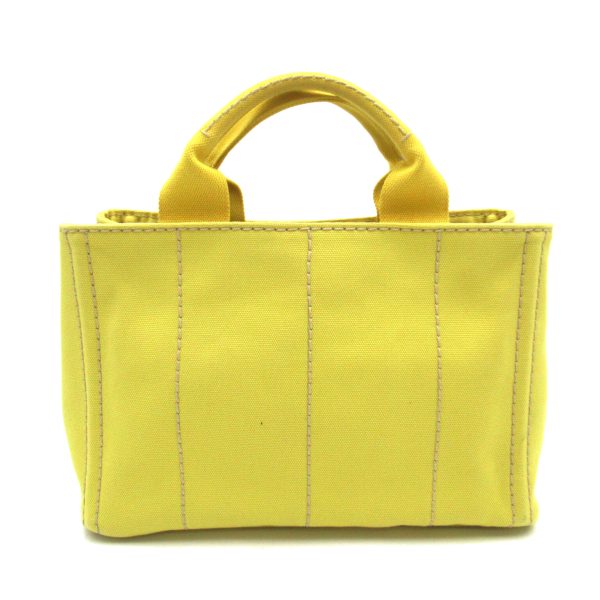 2101217850476 2 Prada Canapa Tote Bag in Canvas Yellow