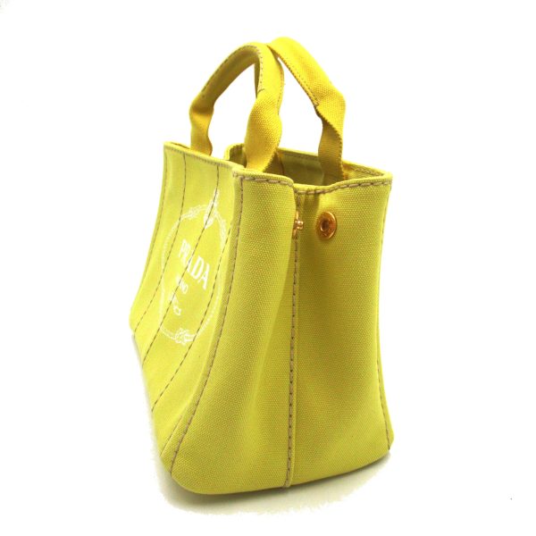 2101217850476 3 Prada Canapa Tote Bag in Canvas Yellow