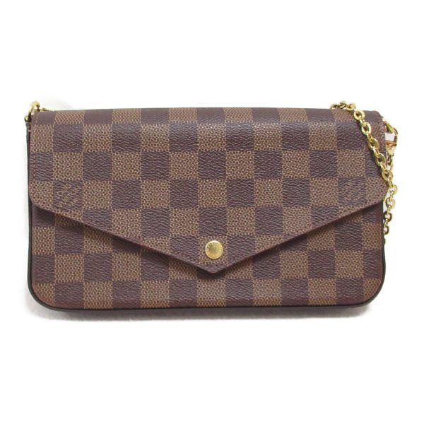 2101217851275 3 Louis Vuitton Pochette Felicie Shoulder Bag Brown