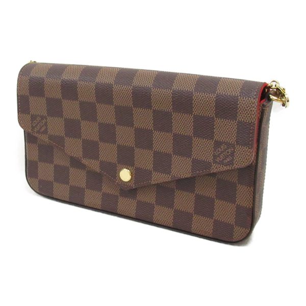 2101217851275 5 Louis Vuitton Pochette Felicie Shoulder Bag Brown