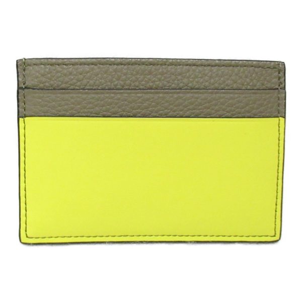 2101217857260 3 Loewe Card Case Card Case Accessory Leather Brown Yellow