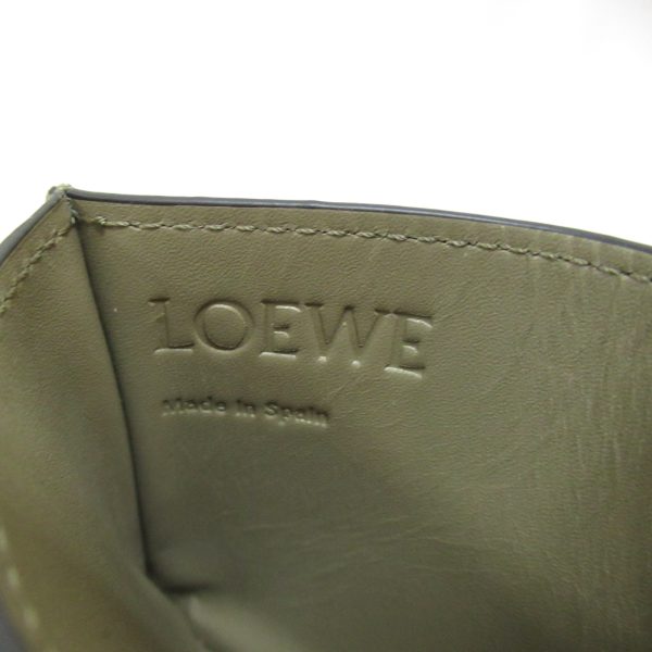 2101217857260 7 Loewe Card Case Card Case Accessory Leather Brown Yellow