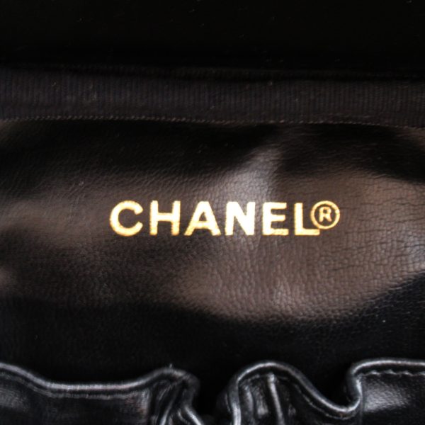 2101217864350 13 Chanel Vertical Vanity Bag Caviar Skin Black