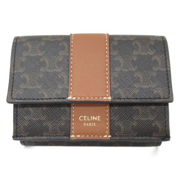 2101217872614 1 Celine W Hook Wallet W Hook Long Wallet Canvas Black