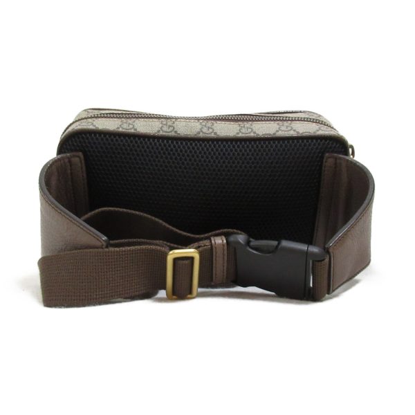 2101217882163 3 Gucci GG Supreme Waist Bag PVC Coated Canvas Brown