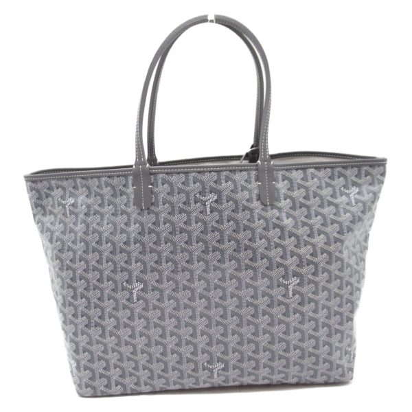 2101217882408 2 Goyard Saint Louis PM Tote Bag Canvas Gray