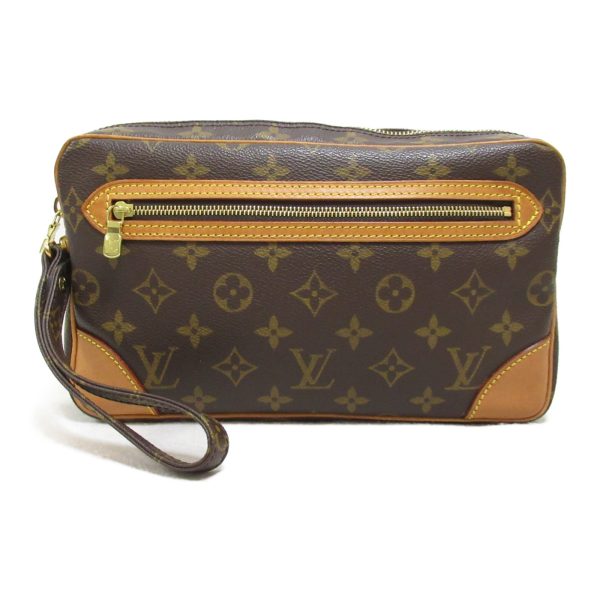 2101217882545 2 Louis Vuitton Marly Dragonne Clutch Bag Brown