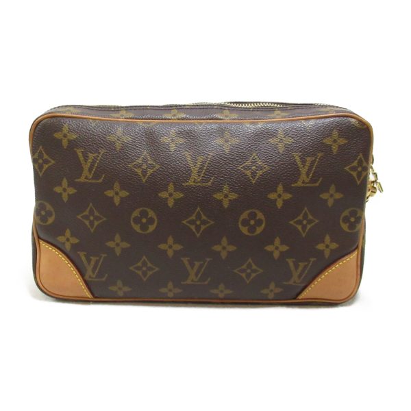 2101217882545 3 Louis Vuitton Marly Dragonne Clutch Bag Brown