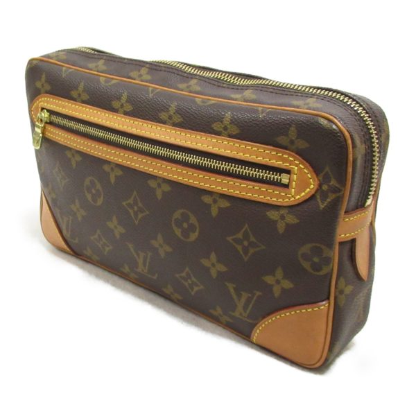 2101217882545 4 Louis Vuitton Marly Dragonne Clutch Bag Brown