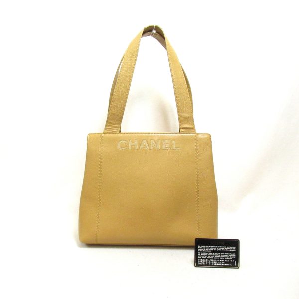 2101217886062 2 Chanel Chanel Tote Bag Caviar Skin Beige