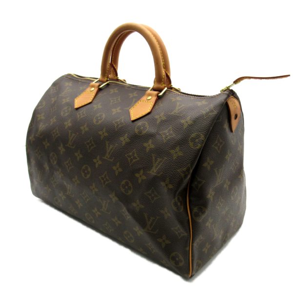 2101217886604 2 Louis Vuitton Speedy 35 Handbag Brown