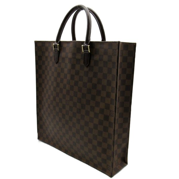 2101217887489 2 Louis Vuitton Sac Plat Tote Bag Brown