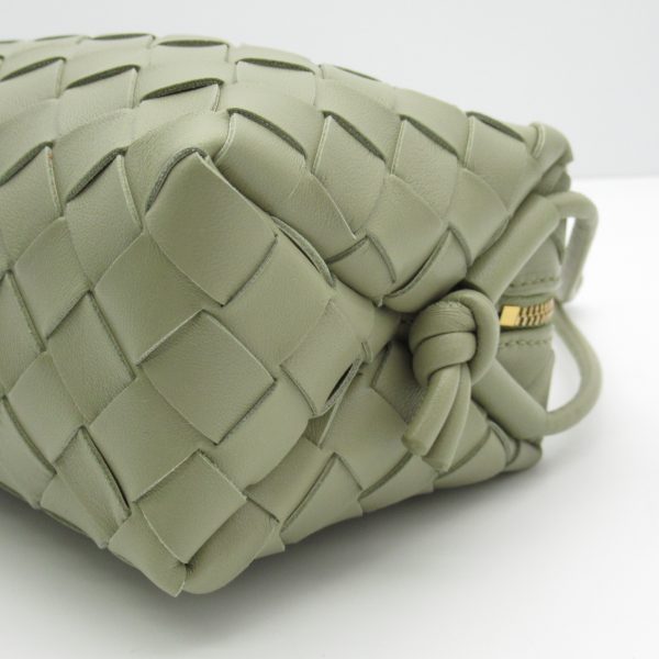 2101217896689 6 Bottega Veneta Shoulder Bag Lambskin Sheep Leather Green