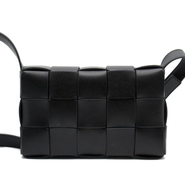 2101217896764 3 Bottega Veneta Shoulder Bag Calf Cowhide Black