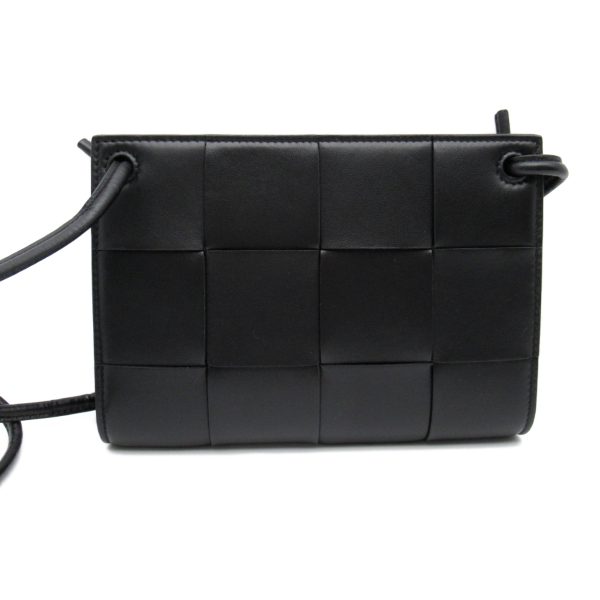 2101217896894 3 Bottega Veneta Shoulder Bag Leather Black Series