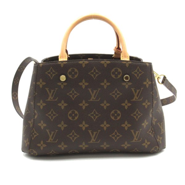 2101217898522 2 Louis Vuitton Montaigne BB Tote Bag Brown