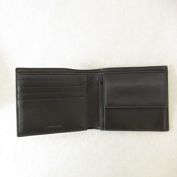 2101217899178 6 Balenciaga Bifold Wallet Calf Black