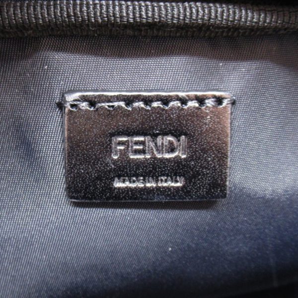 2101217899857 3 Fendi Jacquard Pouch Bag Fabric Brown