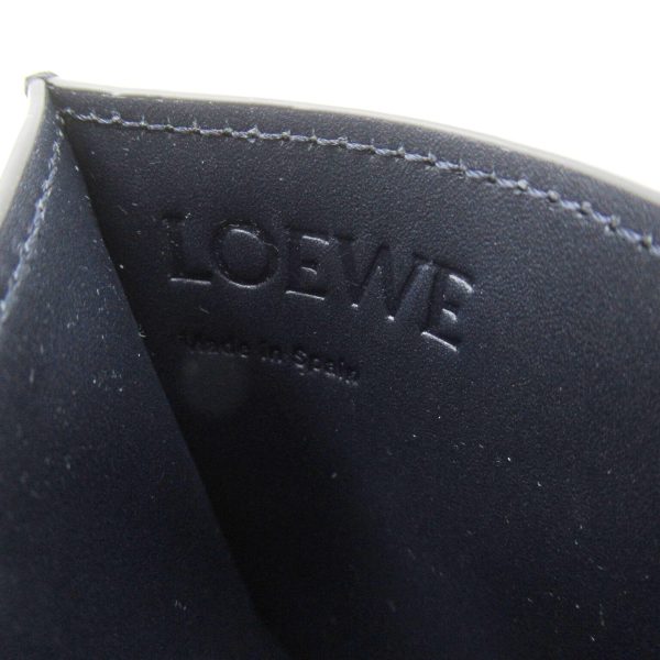 2101217903080 5 Loewe Card Case Card Case Accessory Leather Gray