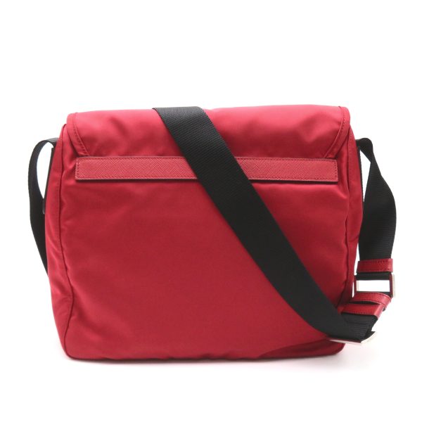 2101217905701 2 Prada Shoulder Bag Nylon Red Black