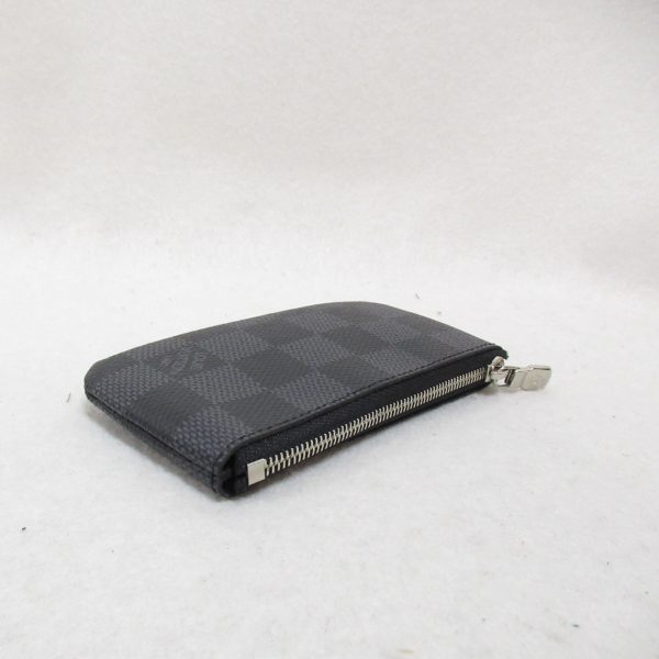 2101217913508 4 Louis Vuitton Pochette Clerk Key Coin Case Black