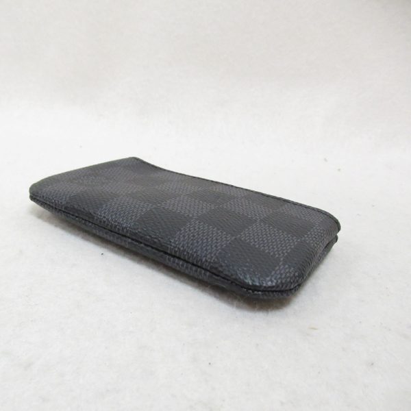 2101217913508 5 Louis Vuitton Pochette Clerk Key Coin Case Black