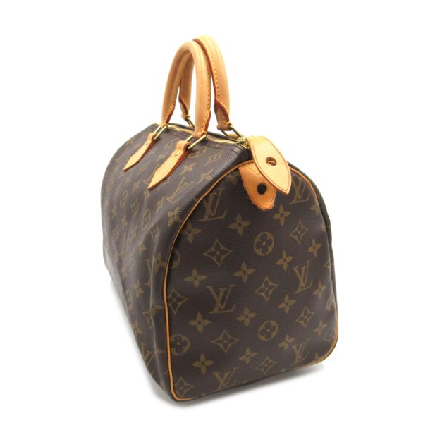 2101217917780 3 Louis Vuitton Speedy 30 Handbag Brown