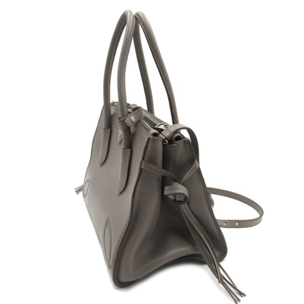 2101217922555 4 Prada Leather Shoulder Bag Gray